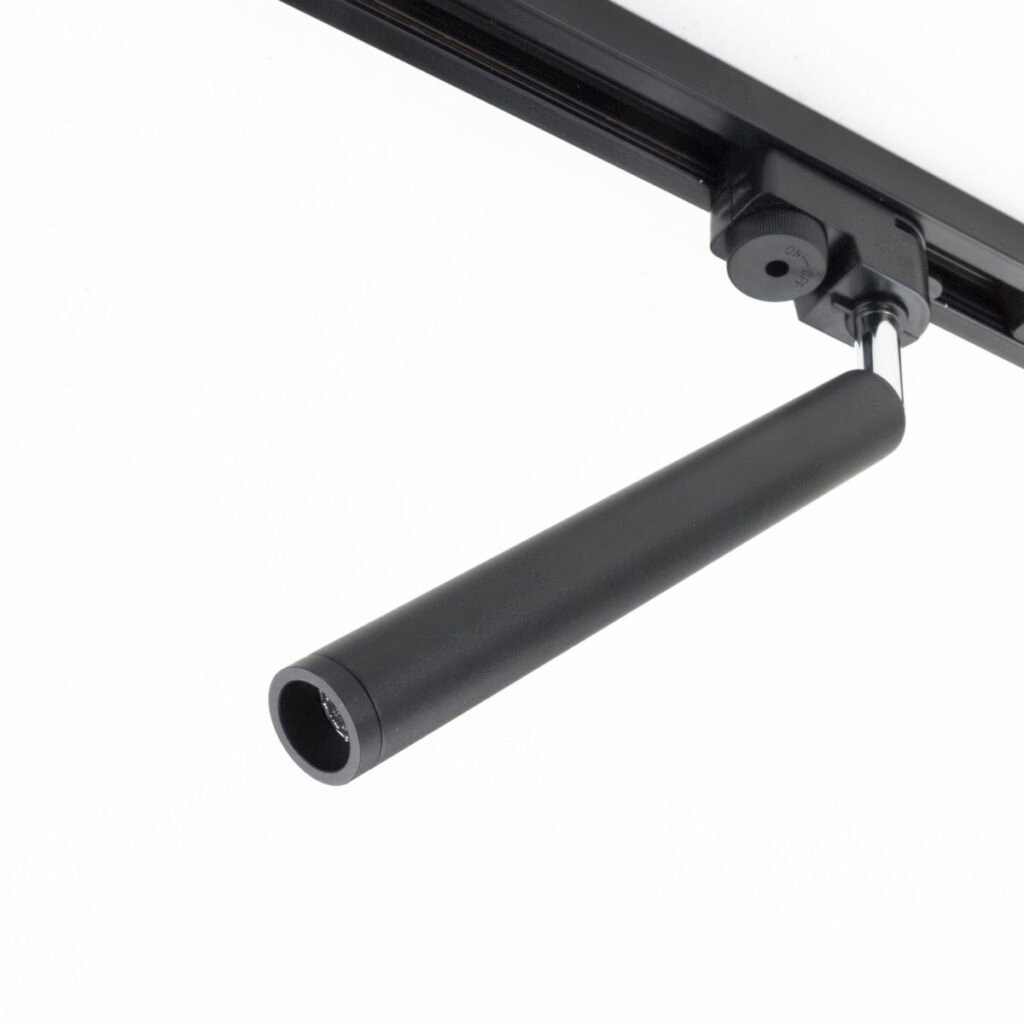 3W Black Warm Light Spot Track Light