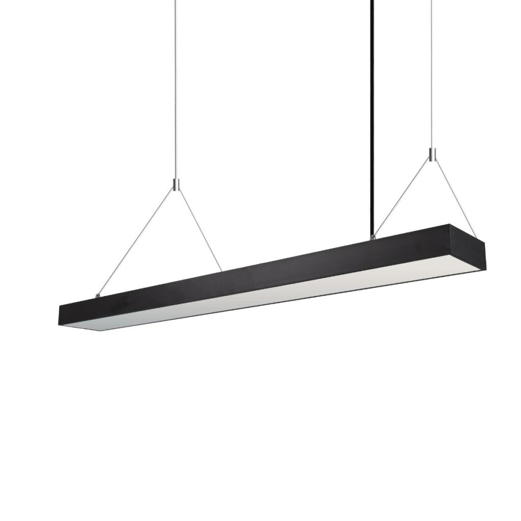 36 Watt Black White Light Linear Light