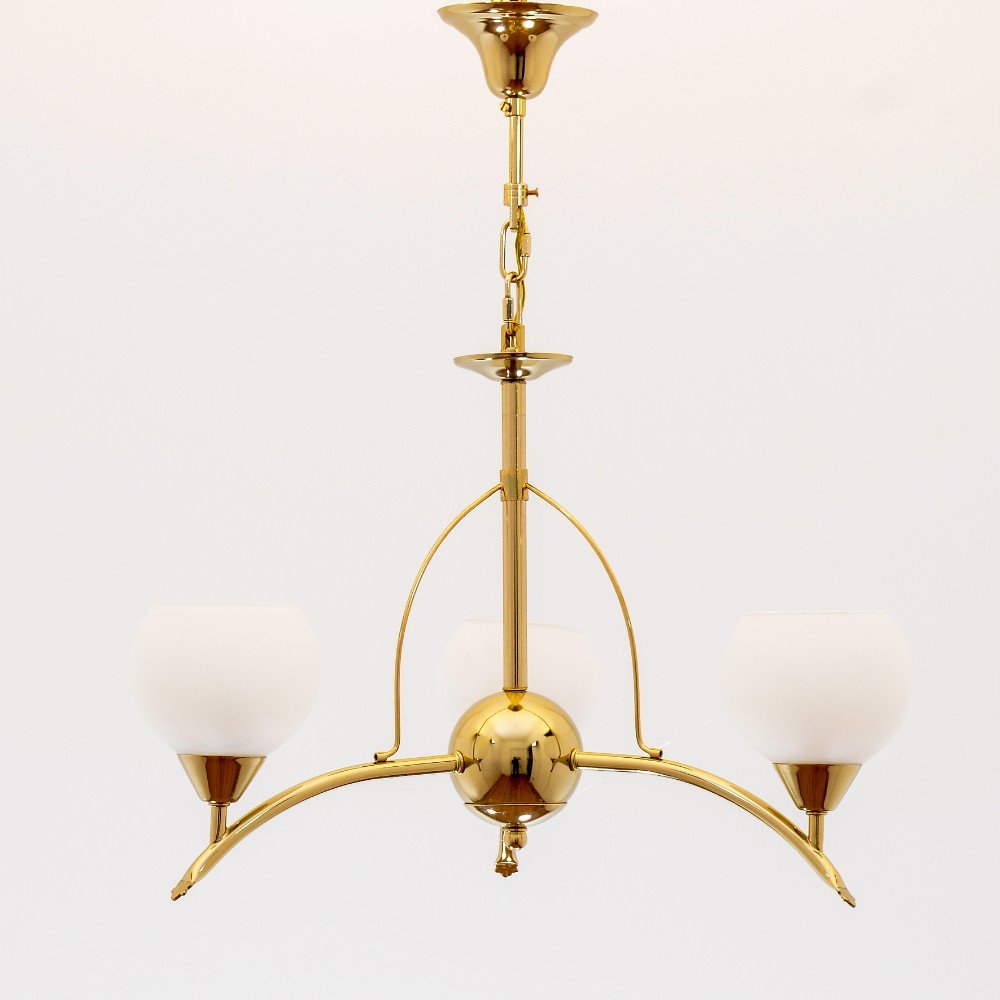 نجفة ميزر الذهبية بثلاثة أضواء