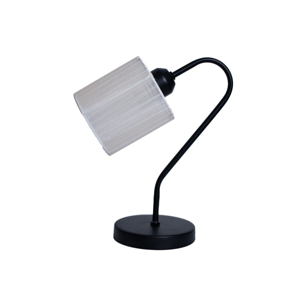 أباجورة أبيض بإضاءة واحدة من ويلا