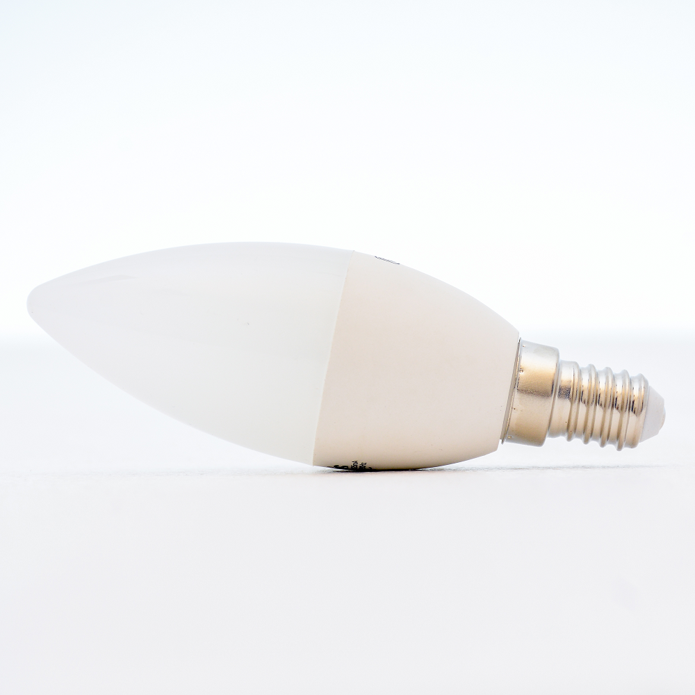 E14 5W White Light Opal Candle LED Bulb