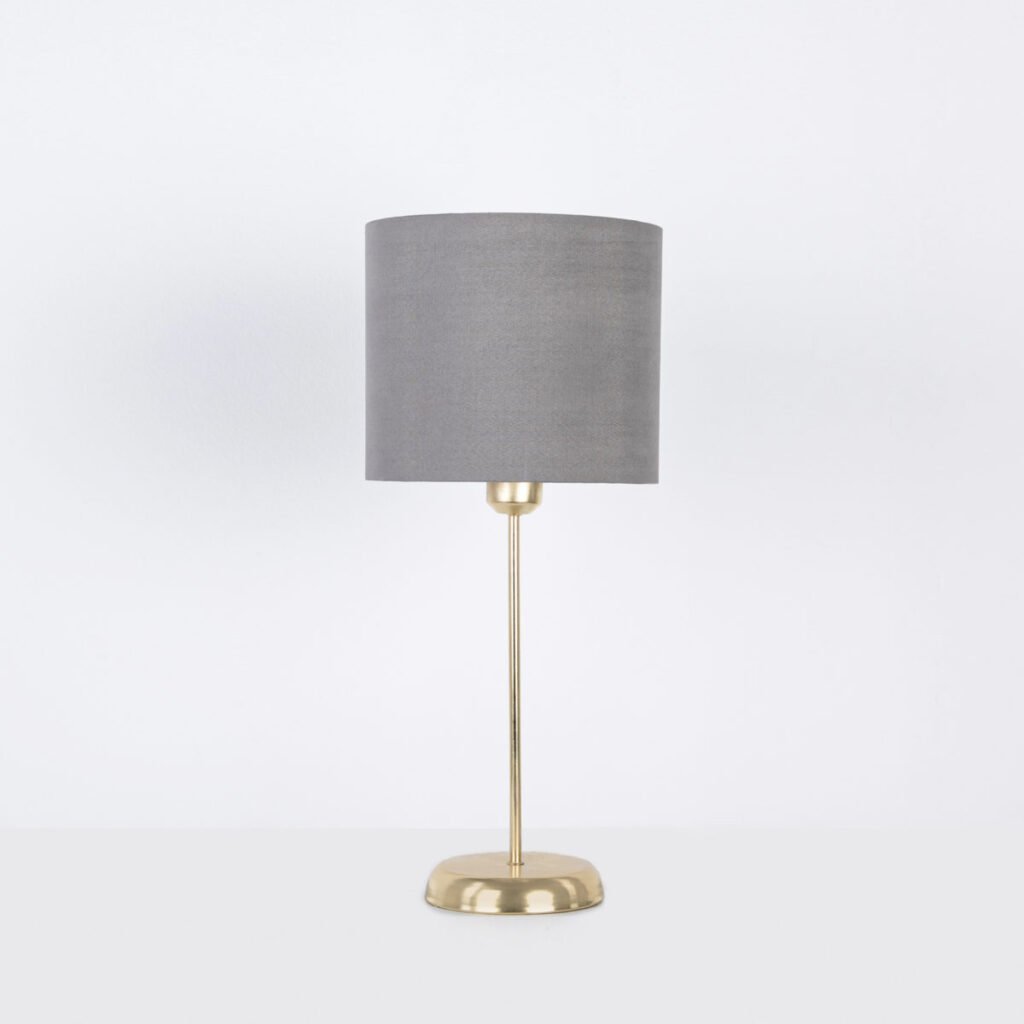 أباجورة رمادي فاتح من تافولو 1