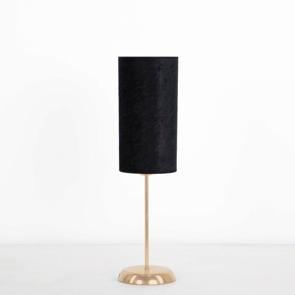 أباجورة PetitTavolo 1 Light Black Velvet