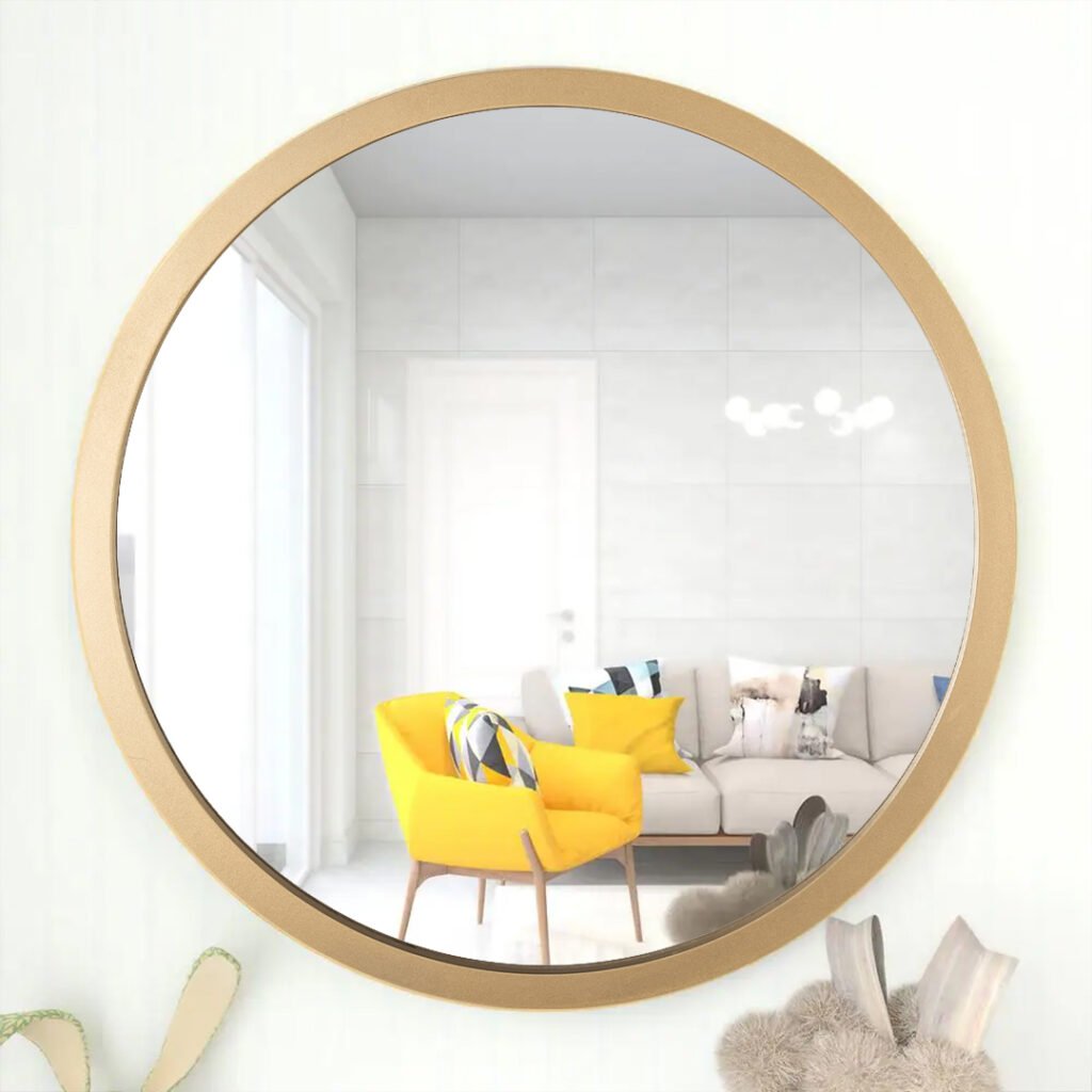مرآة روديا الذهبية 70 سم