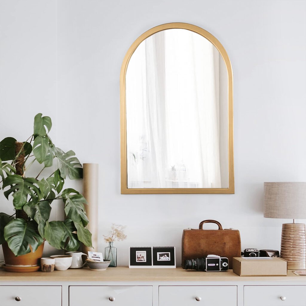 مرآة أرشي الذهبية 60 × 80 سم