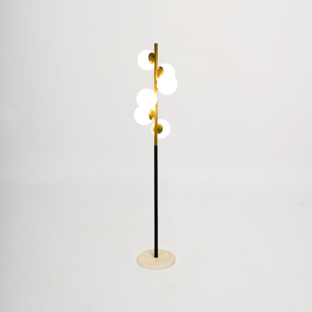 لمبادير Flare بستة أضواء ذهبي × أسود