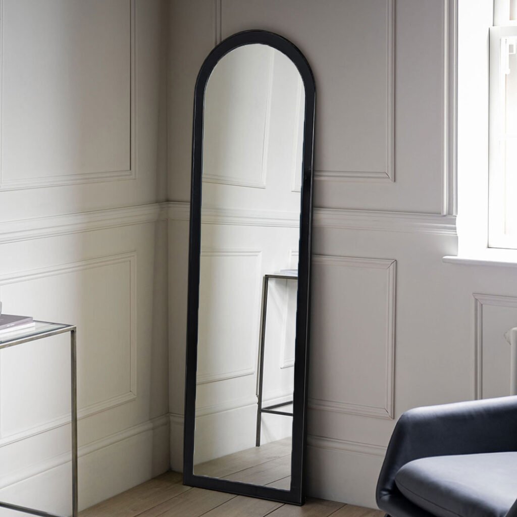 مرآة غلورا السوداء 155*45 سم