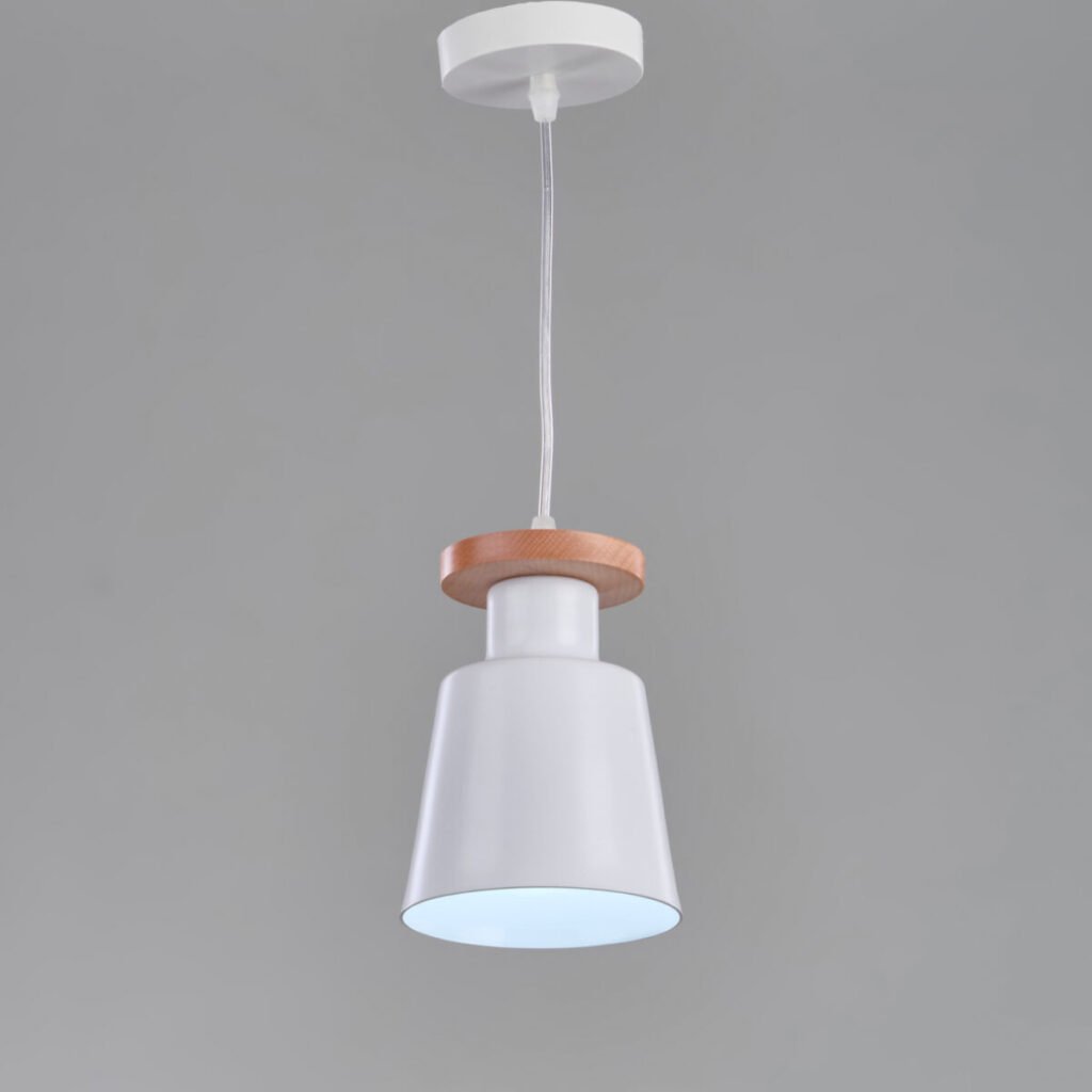 Yarlen 1 Light White Pendant