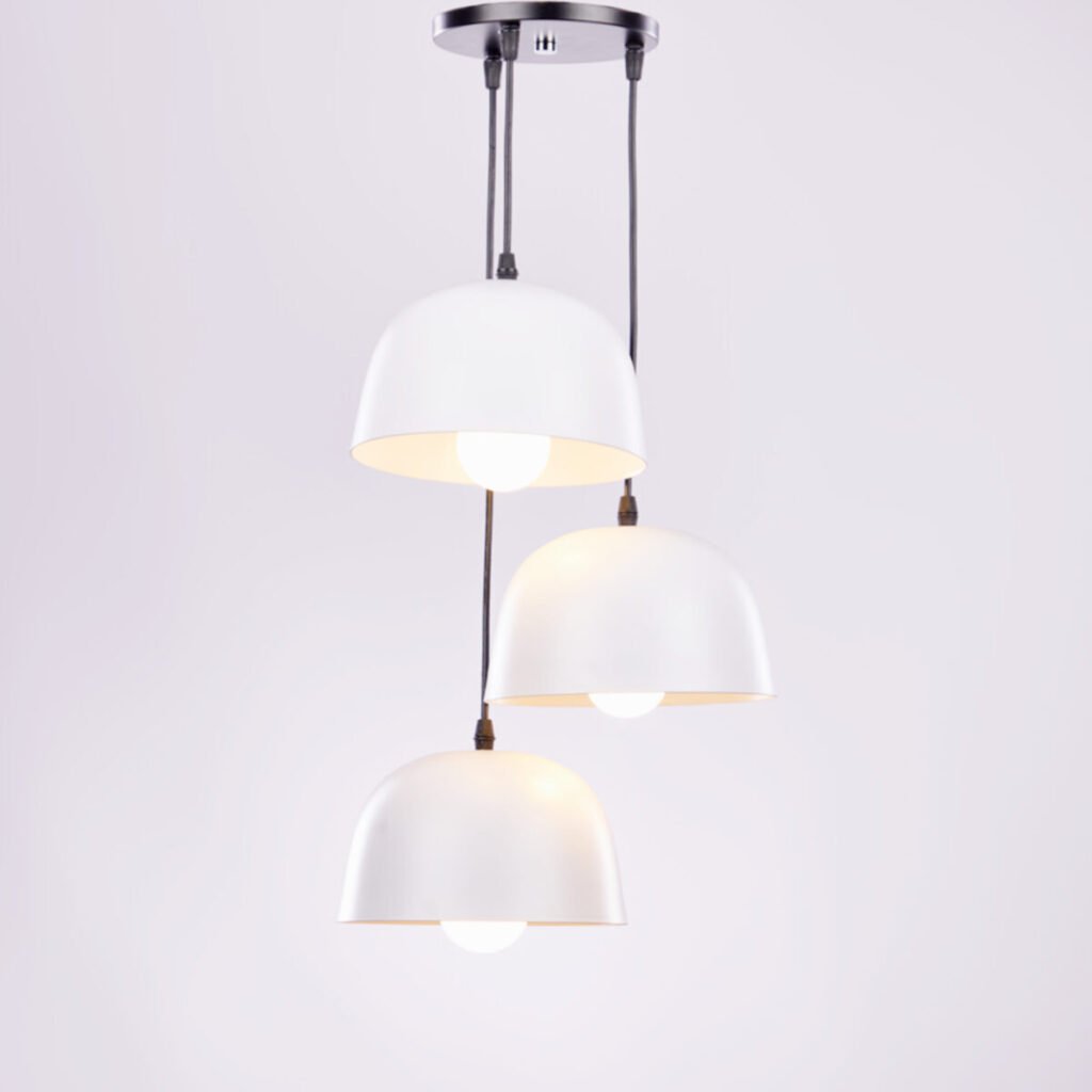 نوتا نجفة بيضاء بثلاثة مصابيح