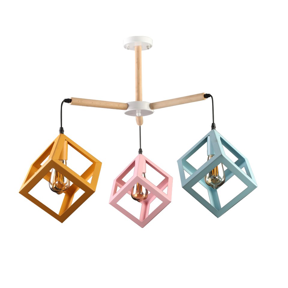 نجفةت بوكسي السوداء بثلاثة مصابيح