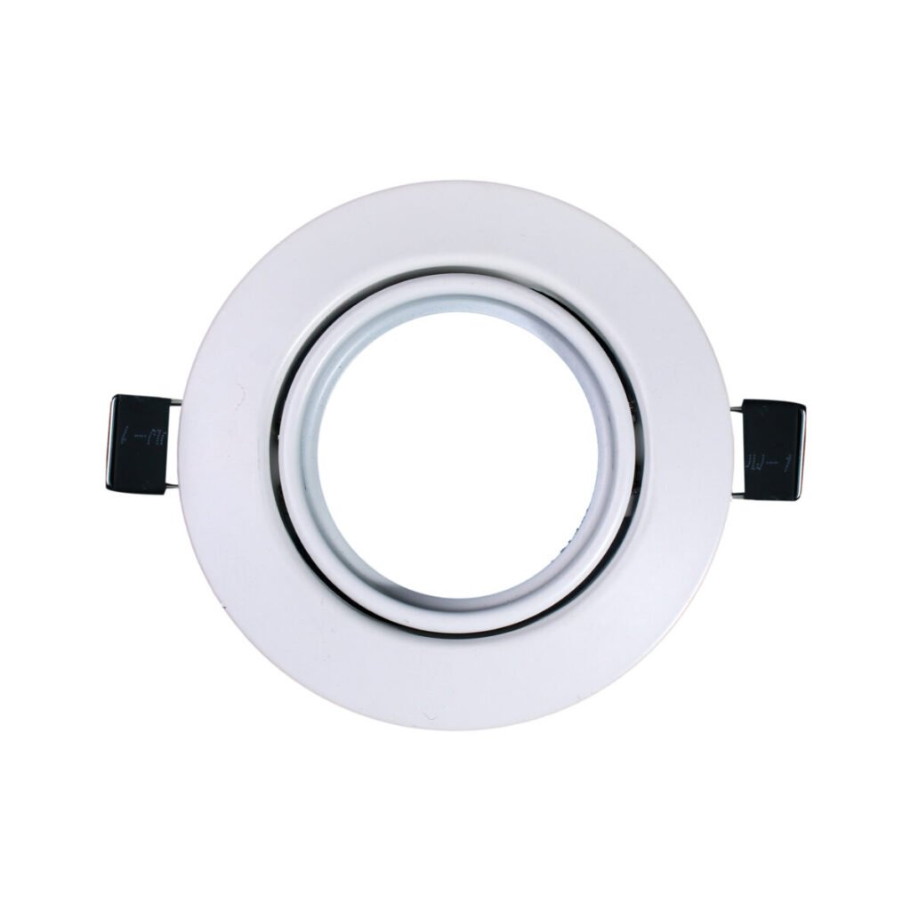 1 Light White Recessed Spotlight
