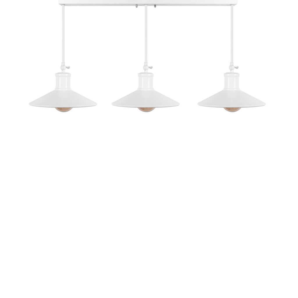 Velna 3 Lights White Pendant