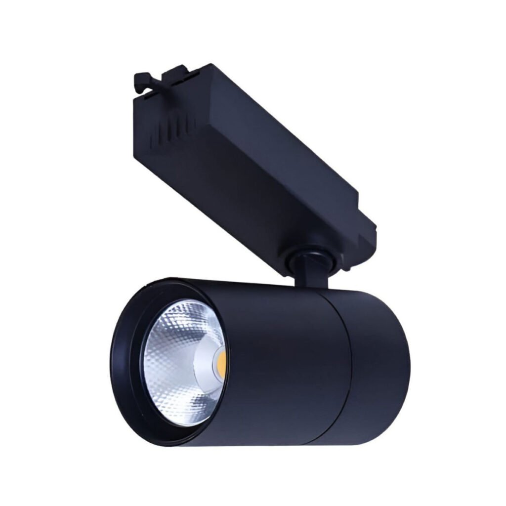 30 Watt  1 Light Black Spot Track Light