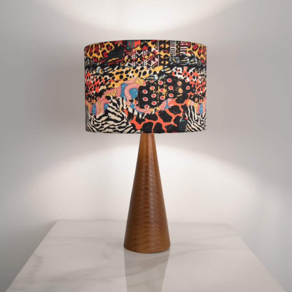 Mora 1 Light Multicolored Table Lamp